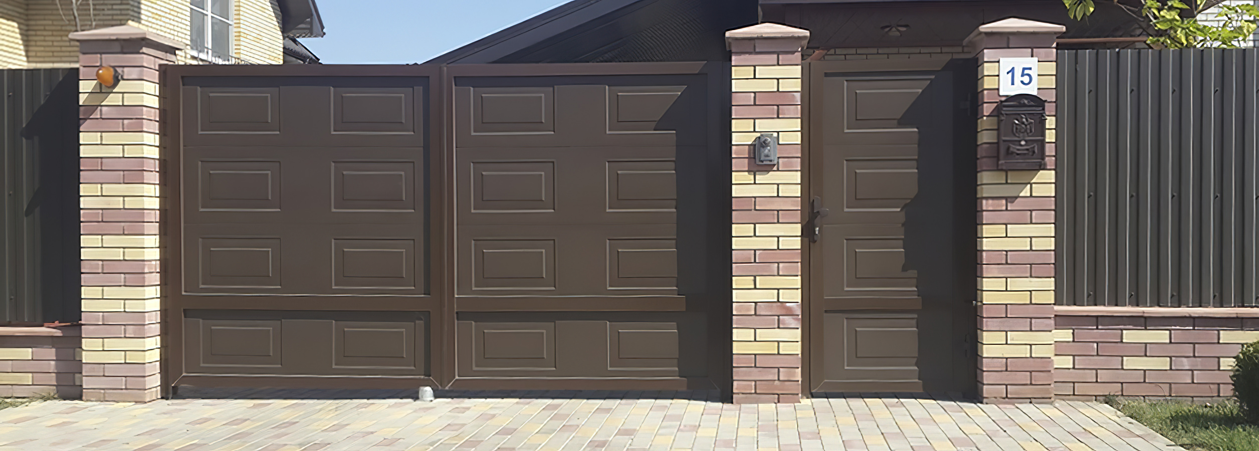 Распашные ворота в Ставрополе под ключ