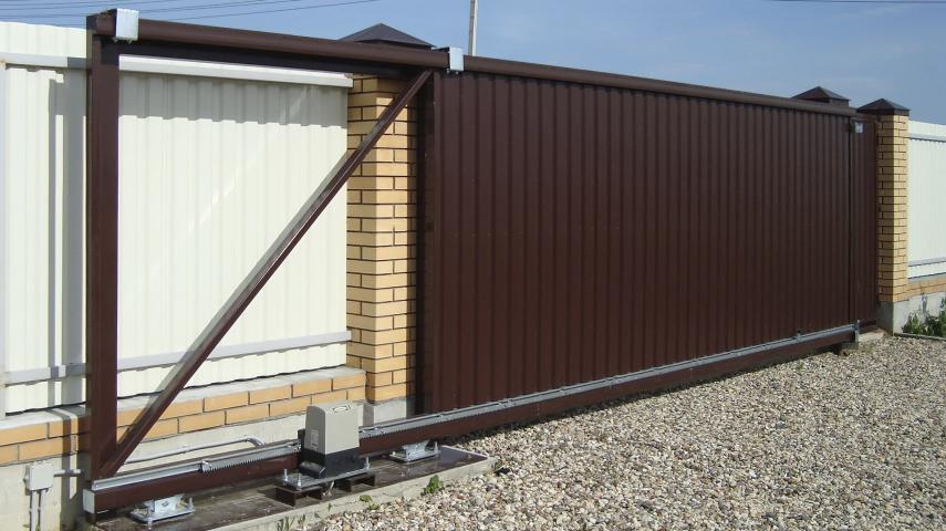 ворота из профлиста в Ставрополе